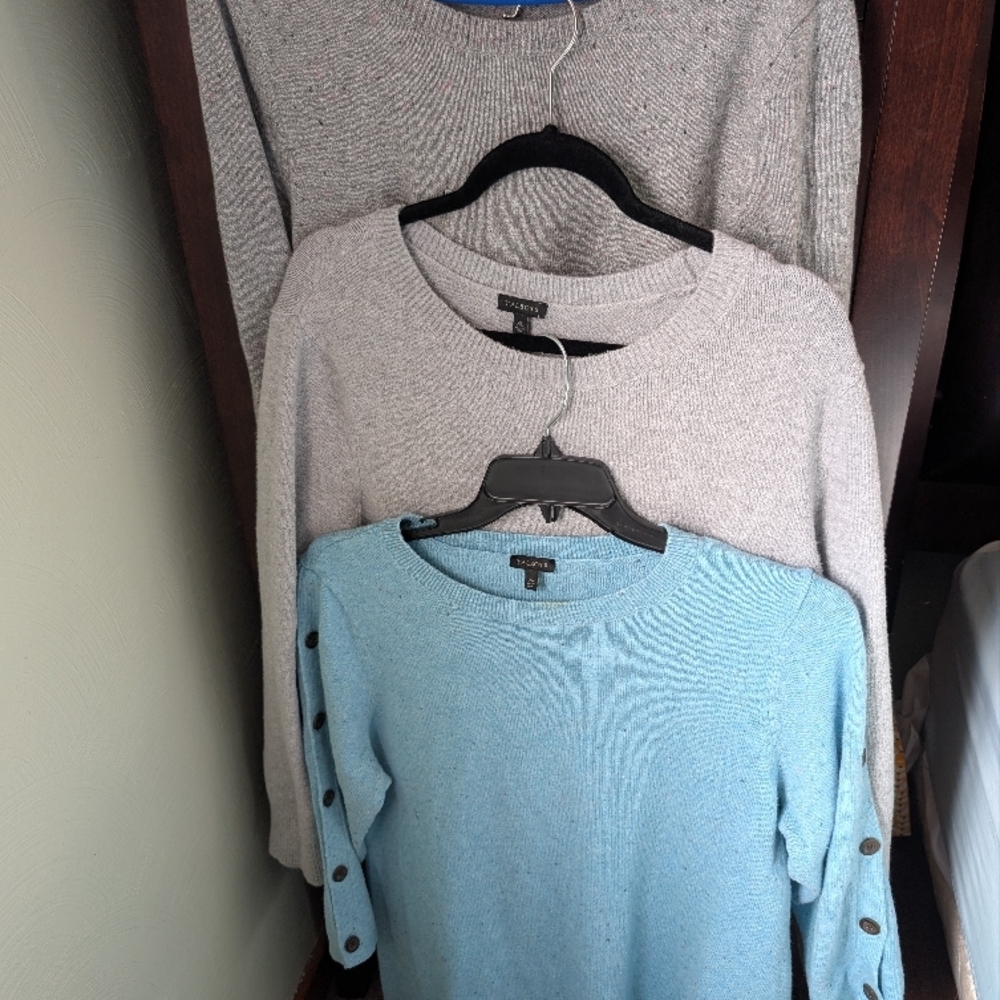 Talbots Women's Crew Neck Sweater dresses. A true bundle! 3 for price of 1. XL